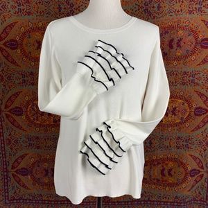 CLub Monaco White Sweater L